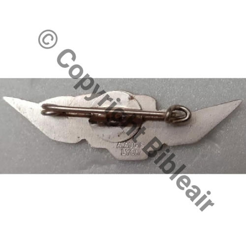 NH  FRANCE CIE TERRAIN No3 1939  A.AUGIS LYON 2Lign Bol fenetre Dos lisse irreg Src.cartonsenna 350EurInv 